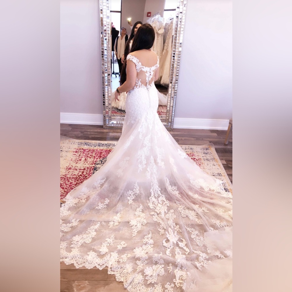 Wedding dress from Madeline Gardner designer